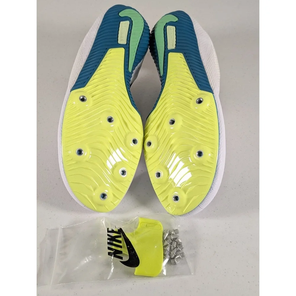 Nike Zoom Rival Distance Track Spikes Men's Size 11 White FZ9663-102 New